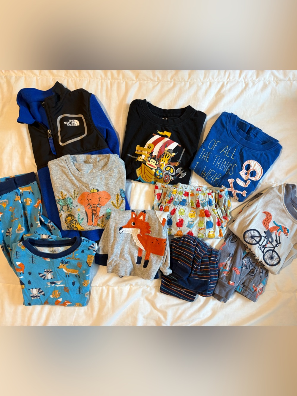 5T Mixed LotβNorth Face, Carters, Gymboree